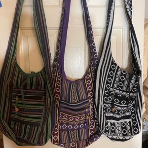 Hippie boho bags (3 total)